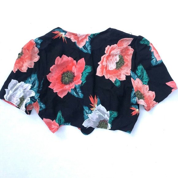 Zara Floral power cover up. Vest Size M - Picture 6 of 16